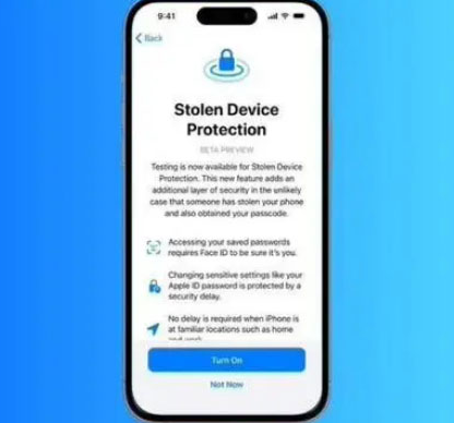 西林苹果授权维修店分享被盗设备保护功能开启方法 