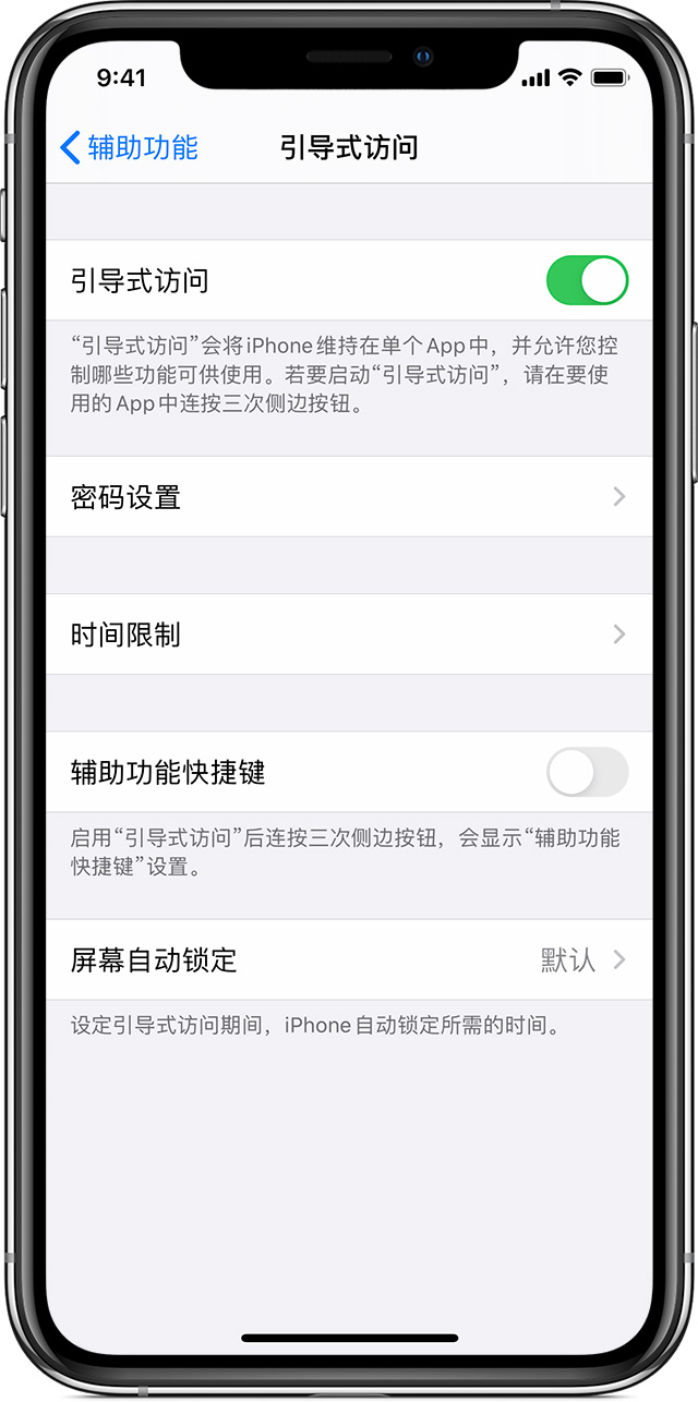 西林苹果手机维修分享如何在 iPhone 上退出引导式访问 