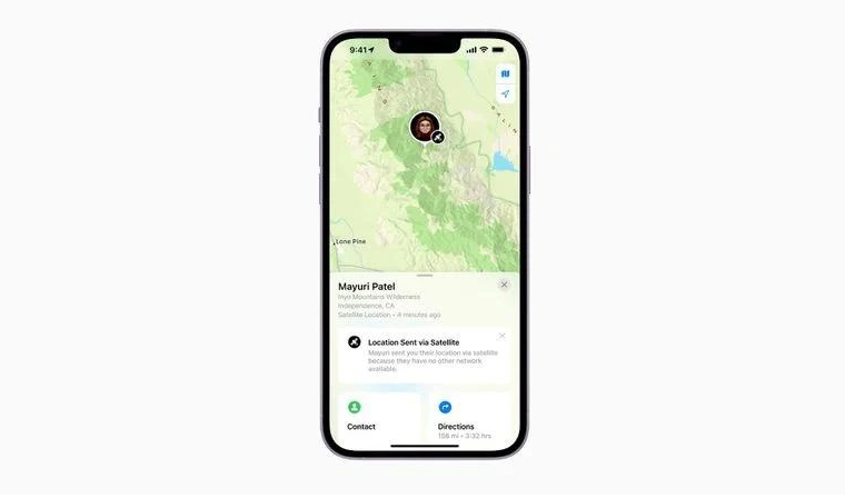 西林苹果14维修分享iPhone14系列中 FindMy功能通过卫星分享位置方法教程 