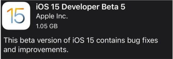 西林苹果手机维修分享如何升级到iOS15.0 beta5 