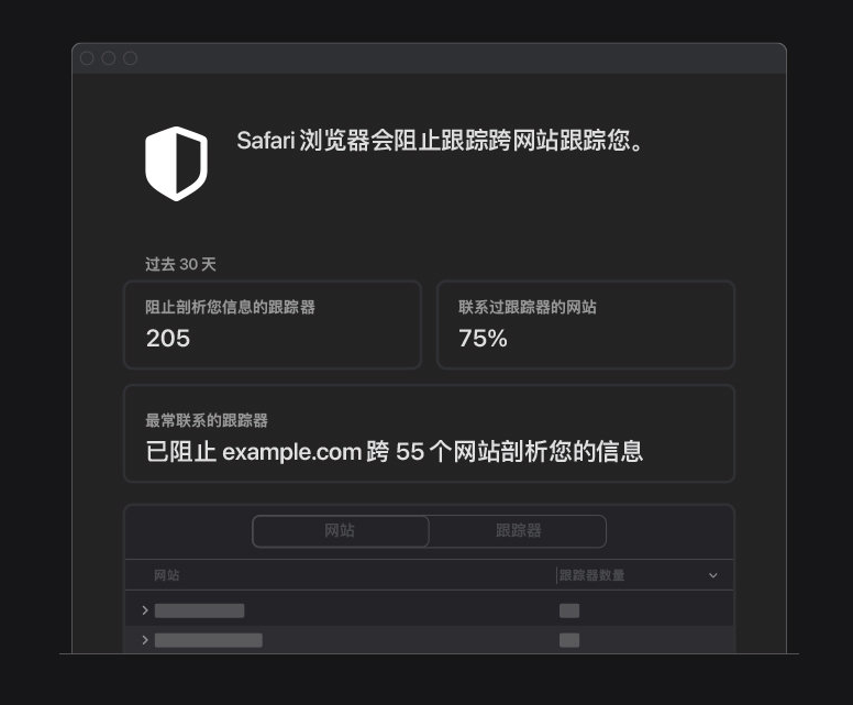 西林苹果手机维修分享如何在 Safari 浏览器中查看和打开隐私报告 